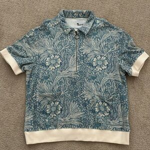 Men’s Tombolo Blue and White top